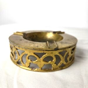 Vintage Bronze Ashtray MCM 4.5"